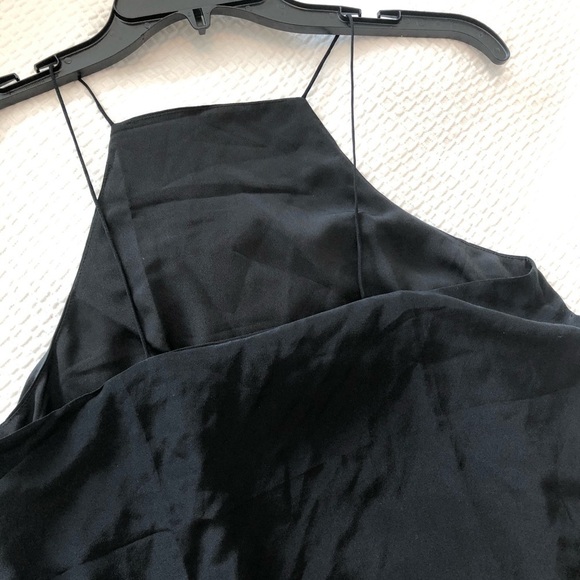 NWT CAMI NYC The Fringe Dress In Black Silk Size S - Picture 9 of 16